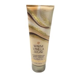 NEW Bath and Body Works Warm Vanilla Sugar Ultimate Hydration Body Cream 8oz